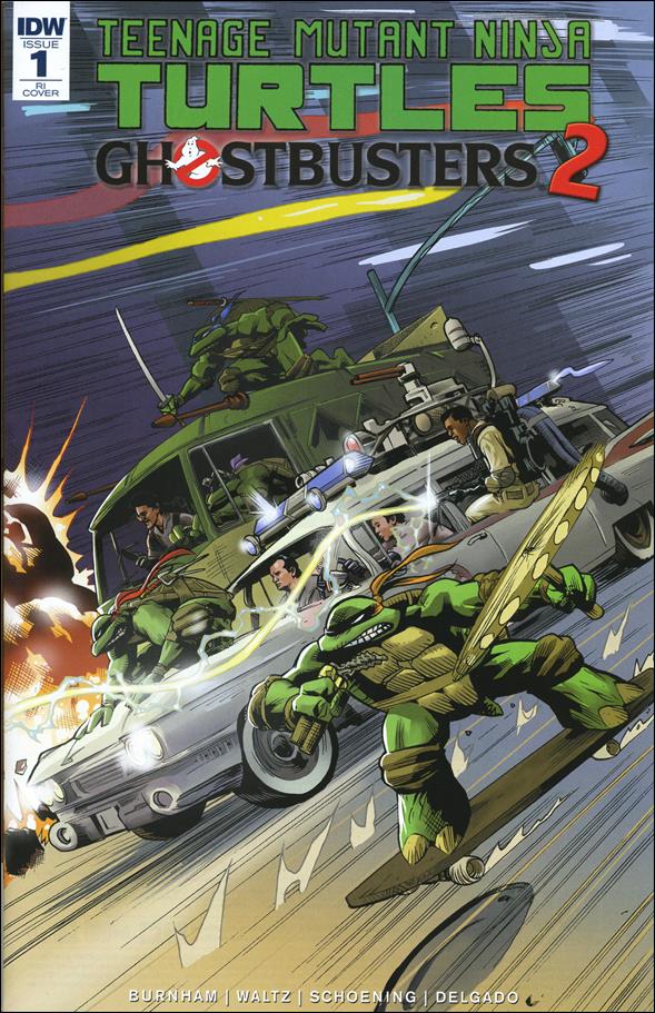Teenage Mutant Ninja Turtles/Ghostbusters 2 issue 1-C Karl Moline 1:10 Cover