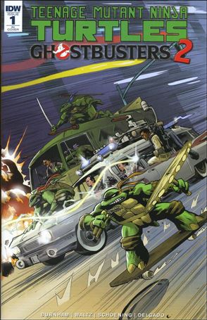 Teenage Mutant Ninja Turtles/Ghostbusters 2 issue 1-C Karl Moline 1:10 Cover
