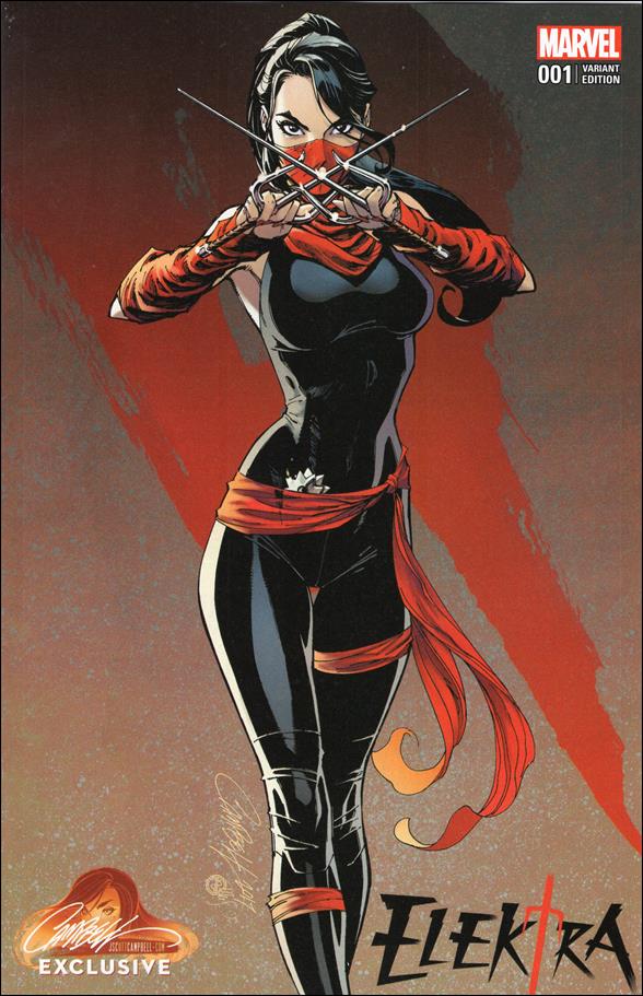 Elektra (2017) issue 1-G J. Scott Campbell "Black Costume" Cover 1/2700