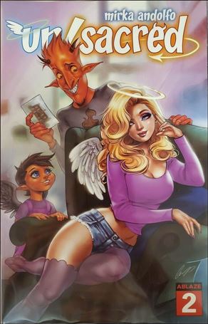 Un/Sacred (2020) issue 2-C Elias Chatzoudis Cover