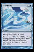 Magic the Gathering: Commander (Base Set) card 61 Skyscribing