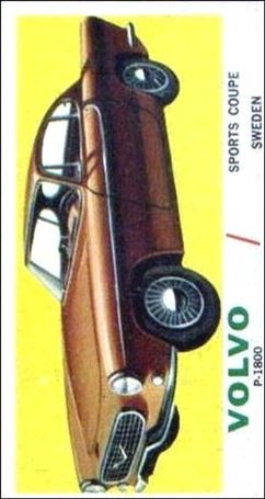 Sports Cars (1961) (Base Set) card 45 Volvo P-1800