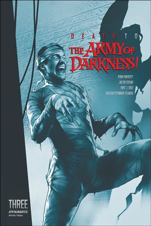 Death to the Army of Darkness issue 3-J Ben Oliver 1:21 Blue Tint Cover