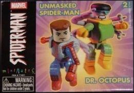 Marvel Minimates figure 10 Unmasked Spider-Man and Doctor Octopus