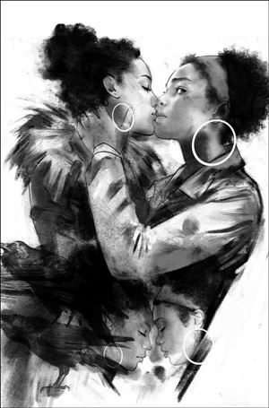 Abbott: 1973 issue 5-D Tula Lotay 1:Store Black & White Cover