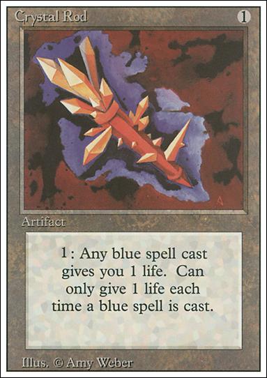 Magic the Gathering: Revised (Base Set) card 242 Crystal Rod