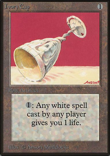 Magic the Gathering: Limited Edition Beta (Base Set) card 253 Ivory Cup