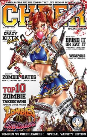 Zombies vs Cheerleaders (2013) issue 1-D Jamie Tyndall  Magazine Style Cover 1/200