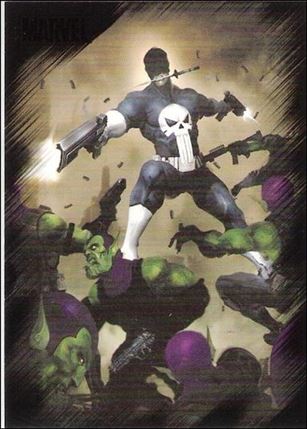 Marvel Heroes and Villains (Base Set) card 69 Punisher vs Skrull