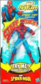 Spider-Man (Web Battlers) figure 2 Spider-Man (Spinnin' Staff)