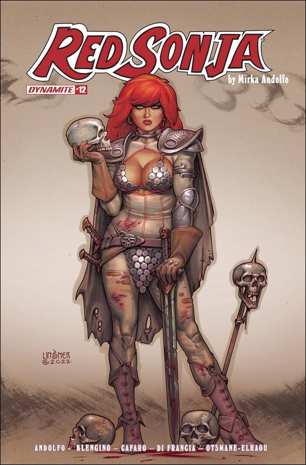 Red Sonja (2021) issue 12-C Joseph Michael Linsner Cover