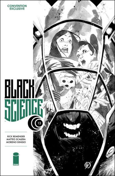 Black Science issue 13-B Black and White Convention Cover