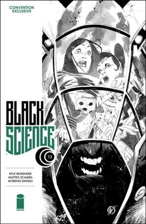 Black Science issue 13-B Black and White Convention Cover