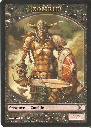 Magic the Gathering: 10th Edition (Token Subset) card 2 Zombie