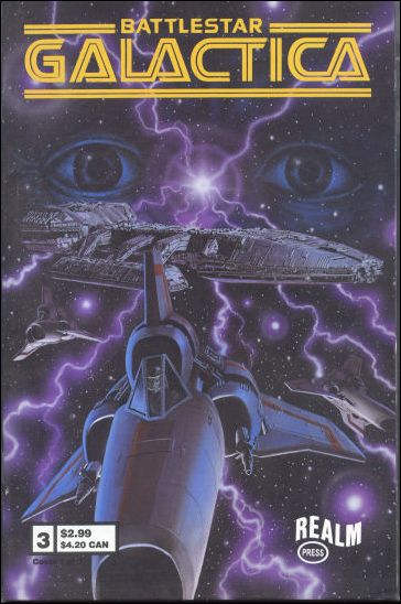 Battlestar Galactica (1997) issue 3 Viper & Eyes Cover