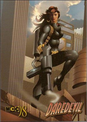 Marvel Creators Collection '98 (Base Set) card 47 Daredevil: Black Widow