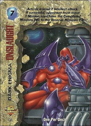 Marvel Overpower (Onslaught Expansion Set) card nn12 Onslaught: Dark Enigma 