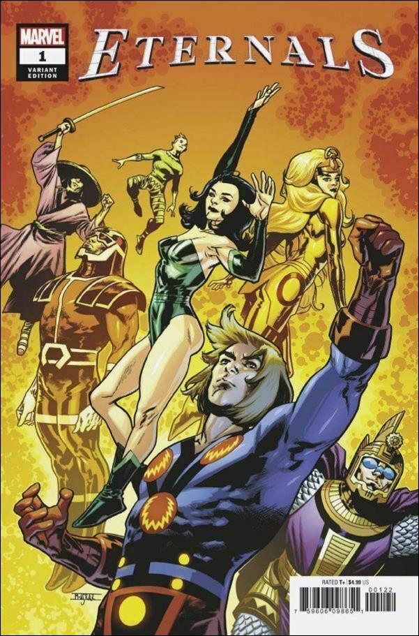 Eternals (2021) issue 1-E Mahmud Asrar Cover