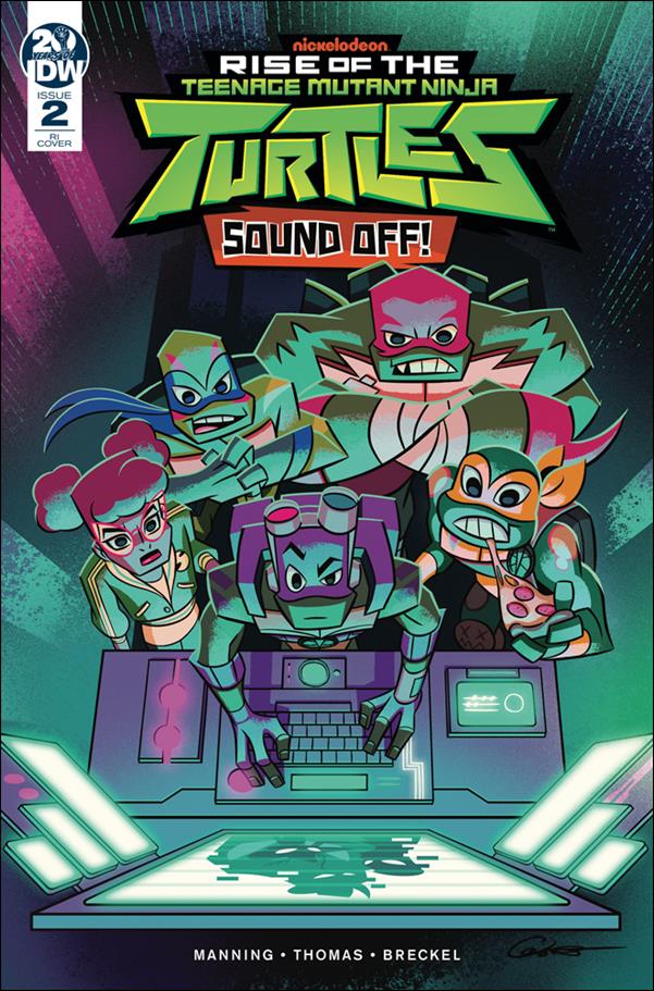 Rise of the Teenage Mutant Ninja Turtles: Sound Off! issue 2-B George Caltsoudas 1:10 Cover