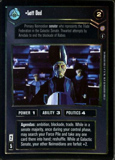 Star Wars: Reflections III (Base Set) card 30 Lott Dod