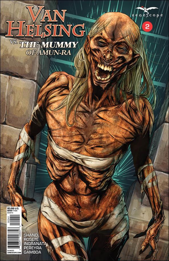 Van Helsing vs the Mummy of Amun-Ra issue 2-D Antonio Bifulco Cover