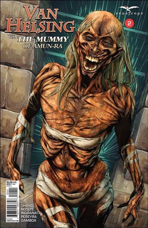 Van Helsing vs the Mummy of Amun-Ra issue 2-D Antonio Bifulco Cover