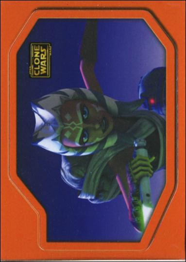Star Wars: The Clone Wars Trading Card Stickers (Die Cut Magnets Subset) card nn1