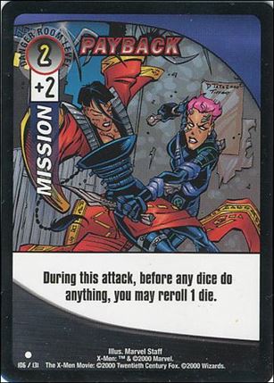 X-Men Trading Card Game (Base Set) card 106 Payback