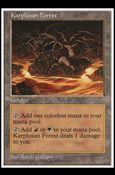 Magic the Gathering: 5th Edition (Base Set) card 421 Karplusan Forest