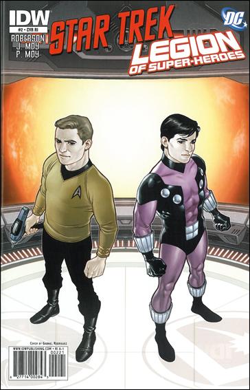 Star Trek/Legion of Super-Heroes issue 2-C Gabriel Rodriguez 1:10 Cover