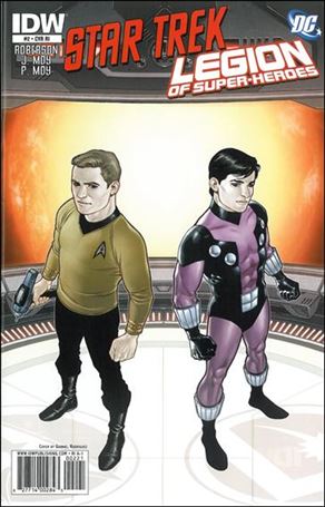 Star Trek/Legion of Super-Heroes issue 2-C Gabriel Rodriguez 1:10 Cover