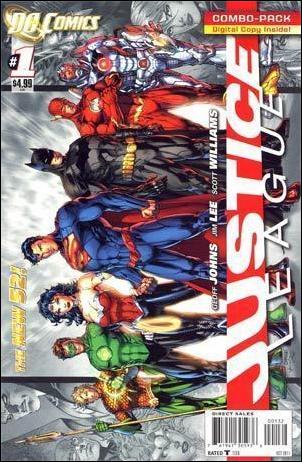 Justice League (2011) issue 1-I Unbagged Jim Lee Cover w/ Digital Copy (2nd Print)