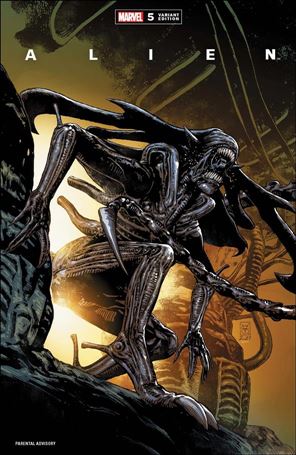 Alien (2021) issue 5-B Valerio Giangiordano Cover