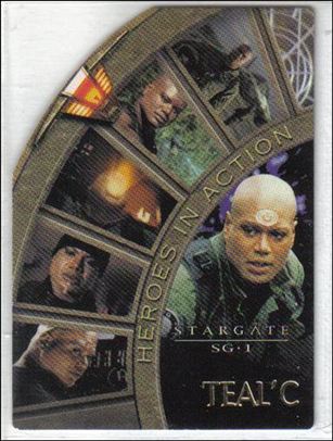 Stargate SG-1: Season 4 (Heroes in Action Subset) card H2 Teal'c