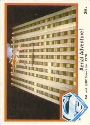 Superman (Movie) Series 1 (Base Set) card 26 Aerial Adventure!
