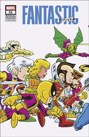 Fantastic Four (2022) issue 31-B Chris Giarrusso MU Wrapround Connecting Cover