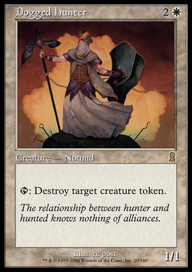 Magic the Gathering: Odyssey (Base Set) card 20 Dogged Hunter