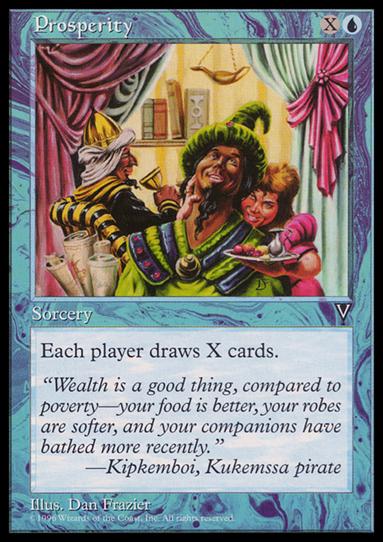 Magic the Gathering: Visions (Base Set) card 40 Prosperity