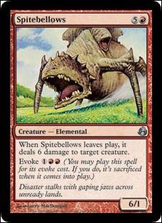Magic the Gathering: Morningtide (Base Set) card 105 Spitebellows