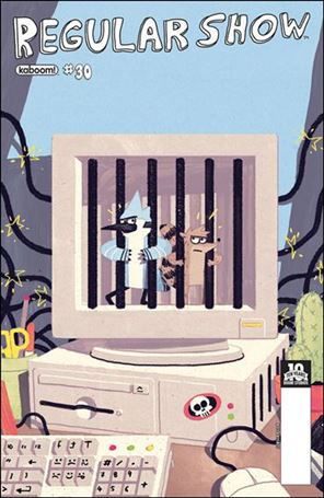 Regular Show issue 30-B Kyle Smart Subscription Cover