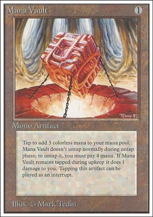 Magic the Gathering: Unlimited (Base Set) card 261 Mana Vault