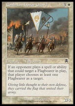 Magic the Gathering: Apocalypse (Base Set) card 3 Coalition Honor Guard