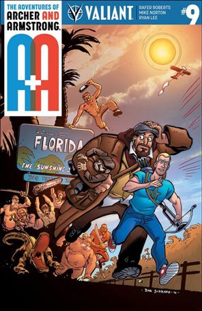 A&A: The Adventures of Archer & Armstrong issue 9-B Dan Schkade Cover