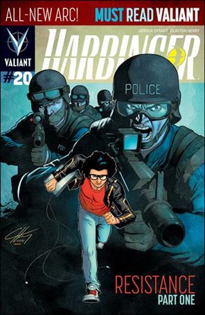 Harbinger (2012) issue 20 Clayton Henry Cover