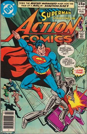 Action Comics (1938) issue 504-C UK Price Cover