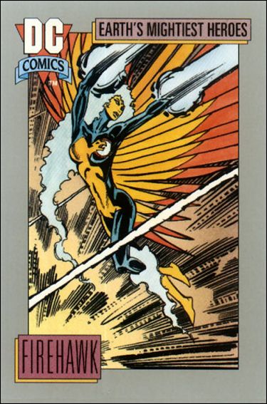 DC Cosmic Cards (Base Set) card 49 Firehawk