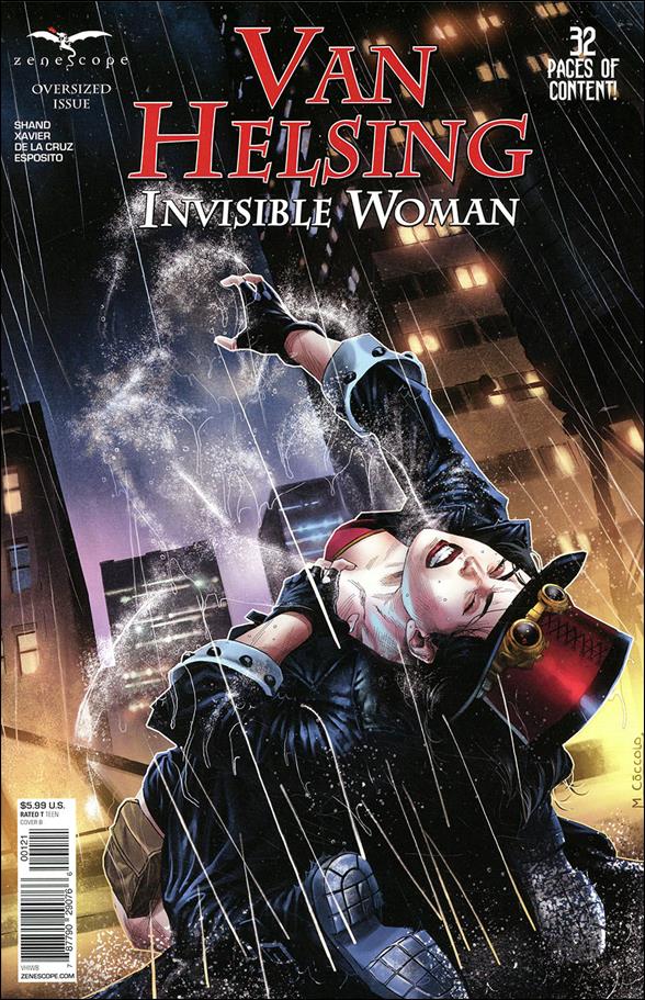 Van Helsing vs the Invisible Woman issue nn-B Martin Coccolo Cover