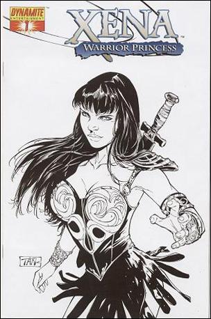 Xena (2006) issue 1-D Billy Tan 1:15 Sketch Cover