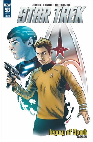 Star Trek (2011) issue 58-B Alberto Silva Subscription Cover