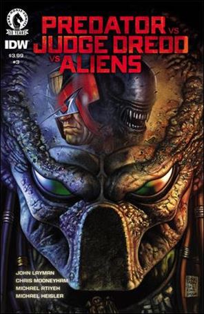 Predator vs. Judge Dredd vs. Aliens issue 3 Standard Cover